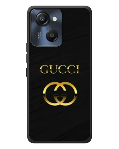 Чехол для Blackview Oscal Modern 8 с картинкой «Золотой логотип Gucci»