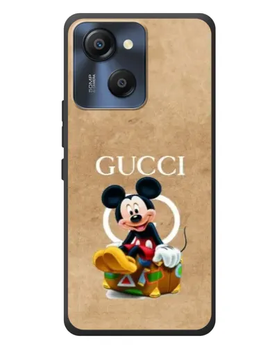 Чехол для Blackview Oscal Modern 8 с картинкой «Микки Маус Gucci — крафт»