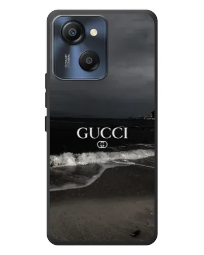 Чехол для Blackview Oscal Modern 8 с картинкой «Gucci — морской прибой»