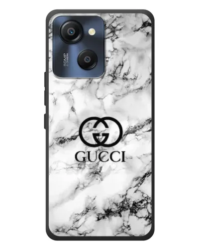 Чехол для Blackview Oscal Modern 8 с картинкой «Gucci — мраморный шик»