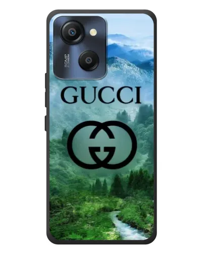 Чехол для Blackview Oscal Modern 8 с картинкой «Gucci — горный пейзаж»