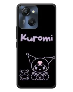 Чехол для Blackview Oscal Modern 8 с картинкой «Kuromi — черный минимализм»