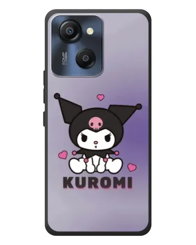 Чехол для Blackview Oscal Modern 8 с картинкой «Kuromi — фиолетовый арт»