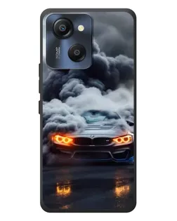 Чехол для Blackview Oscal Modern 8 с картинкой «BMW в дыму»