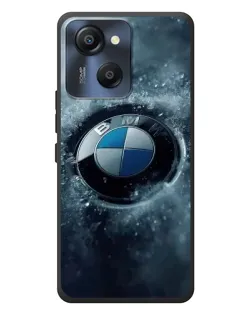 Чехол для Blackview Oscal Modern 8 с картинкой «Логотип BMW — лед»