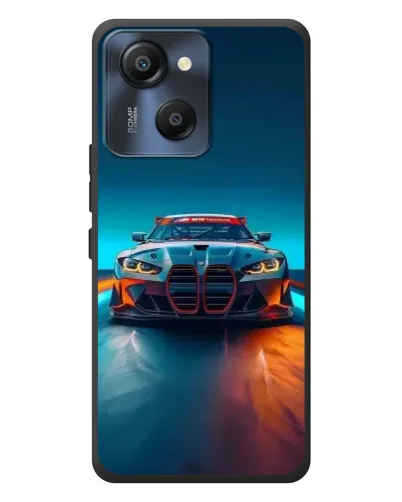 Чехол для Blackview Oscal Modern 8 с картинкой «BMW — огни неона» Чехол для Blackview Oscal Modern 8 с картинкой «BMW — огни неона»