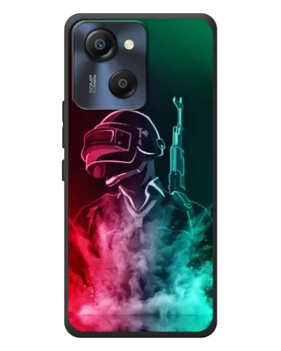 Чехол для Blackview Oscal Modern 8 с картинкой «PUBG — огненный воин»