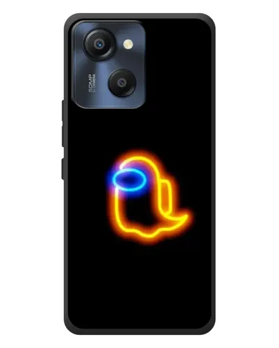 Чехол для Blackview Oscal Modern 8 с картинкой «Among Us неоновое сияние»
