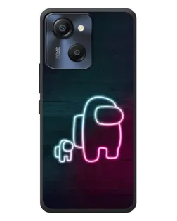 Чехол для Blackview Oscal Modern 8 с картинкой «Among Us неон-арт» Чехол для Blackview Oscal Modern 8 с картинкой «Among Us неон-арт»
