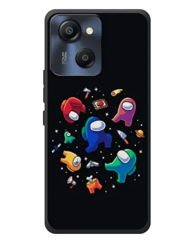 Чехол для Blackview Oscal Modern 8 с картинкой «Among Us космос»