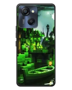 Чехол для Blackview Oscal Modern 8 с картинкой «Minecraft лесной пейзаж»