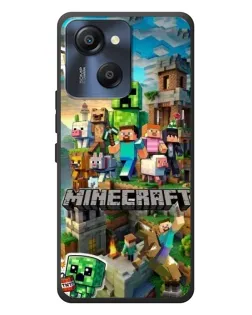 Чехол для Blackview Oscal Modern 8 с картинкой «Замок Minecraft»