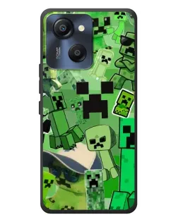 Чехол для Blackview Oscal Modern 8 с картинкой «Криперы Minecraft»