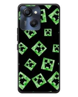 Чехол для Blackview Oscal Modern 8 с картинкой «Паттерн с криперами»
