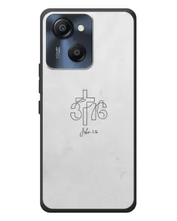 Чехол для Blackview Oscal Modern 8 с картинкой «Иоанна 3:16 Крест»