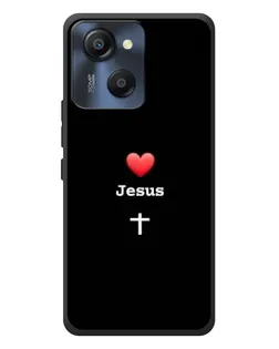 Чехол для Blackview Oscal Modern 8 с картинкой «Сердце - Jesus»