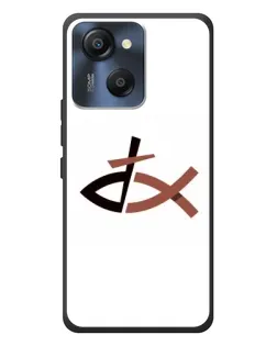 Чехол для Blackview Oscal Modern 8 с картинкой «Рыба и крест»