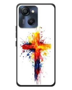 Чехол для Blackview Oscal Modern 8 с картинкой «Акварельный крест»