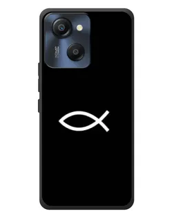 Чехол для Blackview Oscal Modern 8 с картинкой «Символ рыбы Jesus»