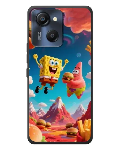 Чехол для Blackview Oscal Modern 8 с картинкой «Космический фастфуд»