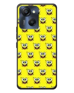 Чехол для Blackview Oscal Modern 8 с картинкой «Паттерн Губка Боб»