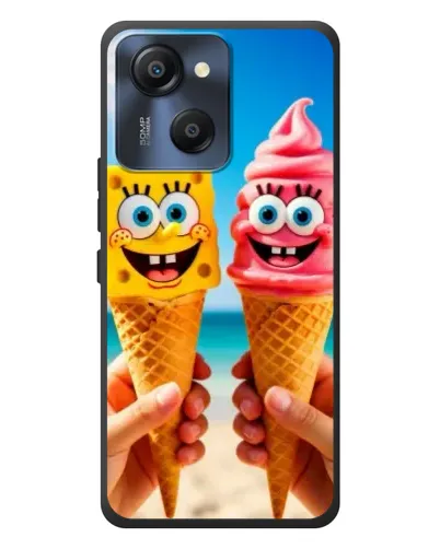 Чехол для Blackview Oscal Modern 8 с картинкой «Спанч Боб мороженое»