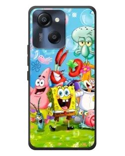 Чехол для Blackview Oscal Modern 8 с картинкой «Губка Боб и друзья»