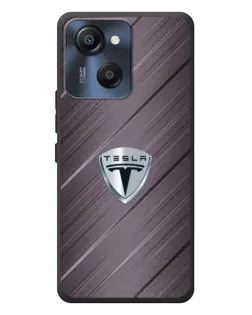 Чехол для Blackview Oscal Modern 8 с картинкой «Металлическая текстура Tesla»