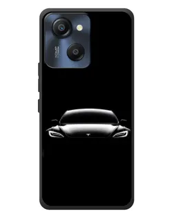 Чехол для Blackview Oscal Modern 8 с картинкой «Фары Tesla Night»