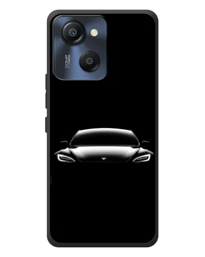 Чехол для Blackview Oscal Modern 8 с картинкой «Фары Tesla Night» Чехол для Blackview Oscal Modern 8 с картинкой «Фары Tesla Night»