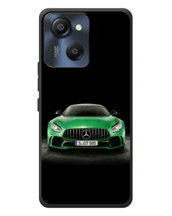 Чехол для Blackview Oscal Modern 8 с картинкой «Mercedes — неоновый лого»