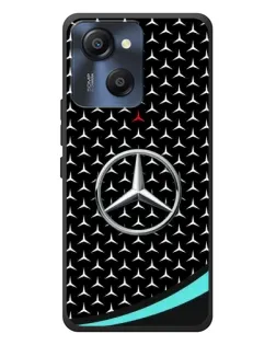 Чехол для Blackview Oscal Modern 8 с картинкой «Mercedes — бирюзовый акцент»