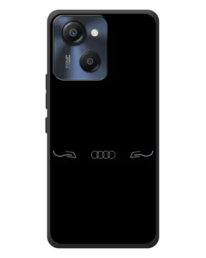 Чехол для Blackview Oscal Modern 8 с картинкой «Audi — световой подпись»