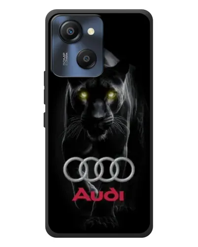 Чехол для Blackview Oscal Modern 8 с картинкой «Пантера и Audi»