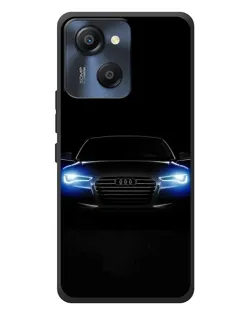 Чехол для Blackview Oscal Modern 8 с картинкой «Audi в неоне»