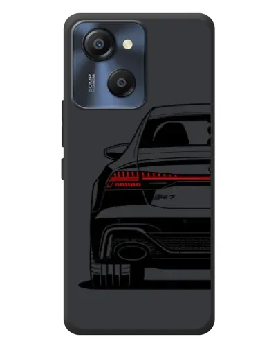 Чехол для Blackview Oscal Modern 8 с картинкой «Задняя часть Audi — арт»