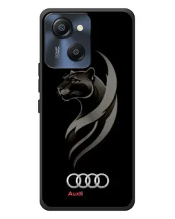 Чехол для Blackview Oscal Modern 8 с картинкой «Графика — пантера и Audi»