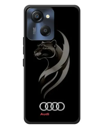 Чехол для Blackview Oscal Modern 8 с картинкой «Графика — пантера и Audi»