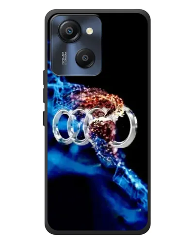 Чехол для Blackview Oscal Modern 8 с картинкой «Энергия лого Audi»