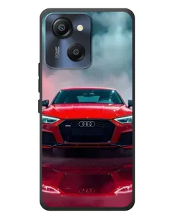 Чехол для Blackview Oscal Modern 8 с картинкой «Audi RS — красный стиль»