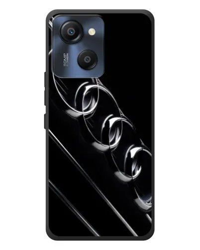 Чехол для Blackview Oscal Modern 8 с картинкой «Audi — абстрактные кольца»