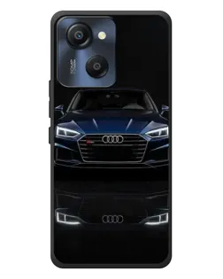 Чехол для Blackview Oscal Modern 8 с картинкой «Audi — ночное отражение»
