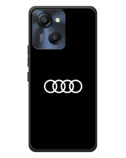Чехол для Blackview Oscal Modern 8 с картинкой «Audi White Logo»