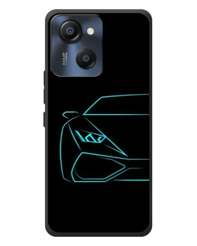 Чехол для Blackview Oscal Modern 8 с картинкой «Голубой силуэт Lamborghini» Чехол для Blackview Oscal Modern 8 с картинкой «Голубой силуэт Lamborghini»