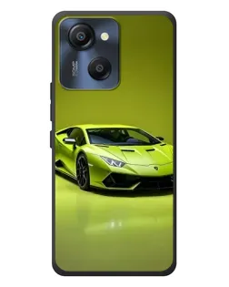 Чехол для Blackview Oscal Modern 8 с картинкой «Салатовый Lamborghini Huracan»