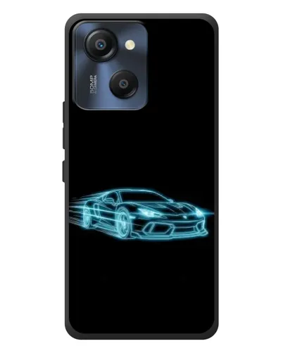 Чехол для Blackview Oscal Modern 8 с картинкой «Неоновый контур Lamborghini» Чехол для Blackview Oscal Modern 8 с картинкой «Неоновый контур Lamborghini»
