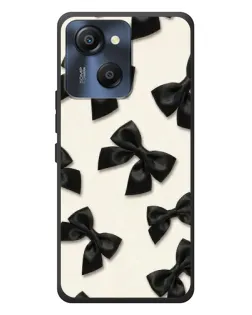 Чехол для Blackview Oscal Modern 8 с картинкой «Черные бантики» Чехол для Blackview Oscal Modern 8 с картинкой «Черные бантики»