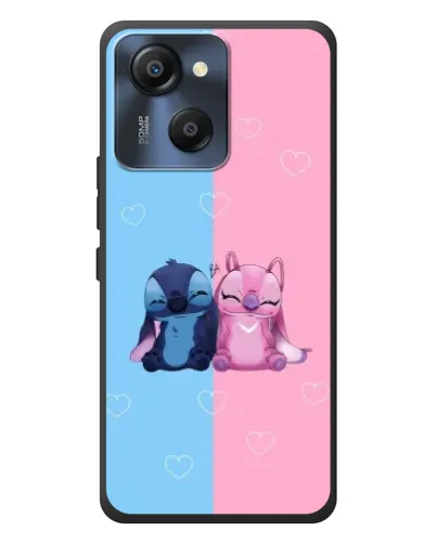 Чехол для Blackview Oscal Modern 8 с картинкой «Stitch и Angel Love» Чехол для Blackview Oscal Modern 8 с картинкой «Stitch и Angel Love»