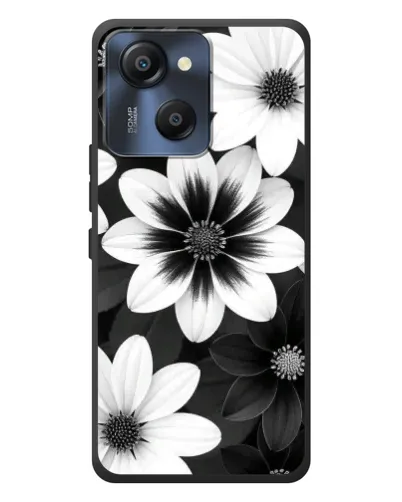 Чохол для Blackview Oscal Modern 8 з картинкою «Монохромні айстри» Чохол для Blackview Oscal Modern 8 з картинкою «Монохромні айстри»