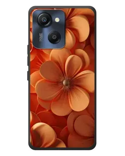 Чохол для Blackview Oscal Modern 8 з картинкою «Помаранчева макро квітка»